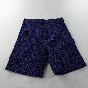 Emotionally Unavailable Shorts Mens S Navy Floral Corduroy Made Japan Carpenter